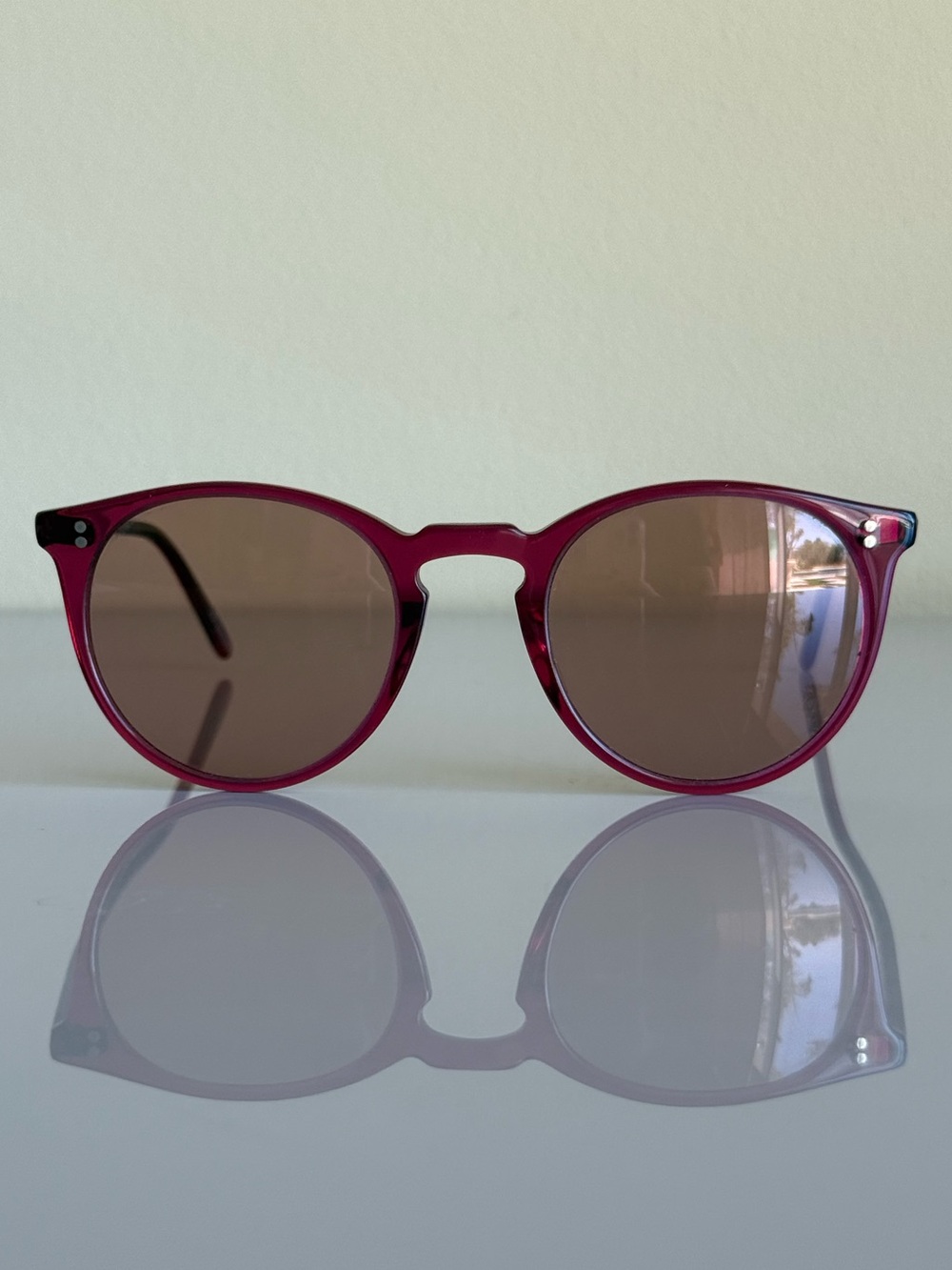 Oliver Peoples OV5183S O'Malley Sun 1643P0 Red/Mauve Rose Photochromic 48mm